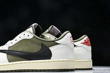 1 Low OLIVE  Jordan x Travis Air Scott 1027